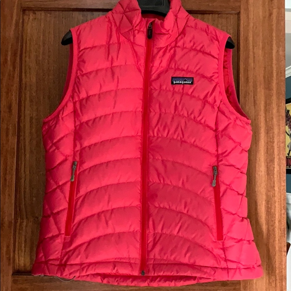 Patagonia Pink Down Sweater Vest